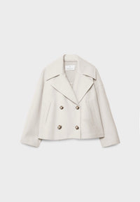 Anais Cropped Double Breasted Jacket