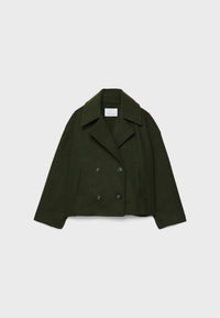 Anais Cropped Double Breasted Jacket