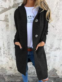 Nanna Longline Ribbed Knit Cardigan