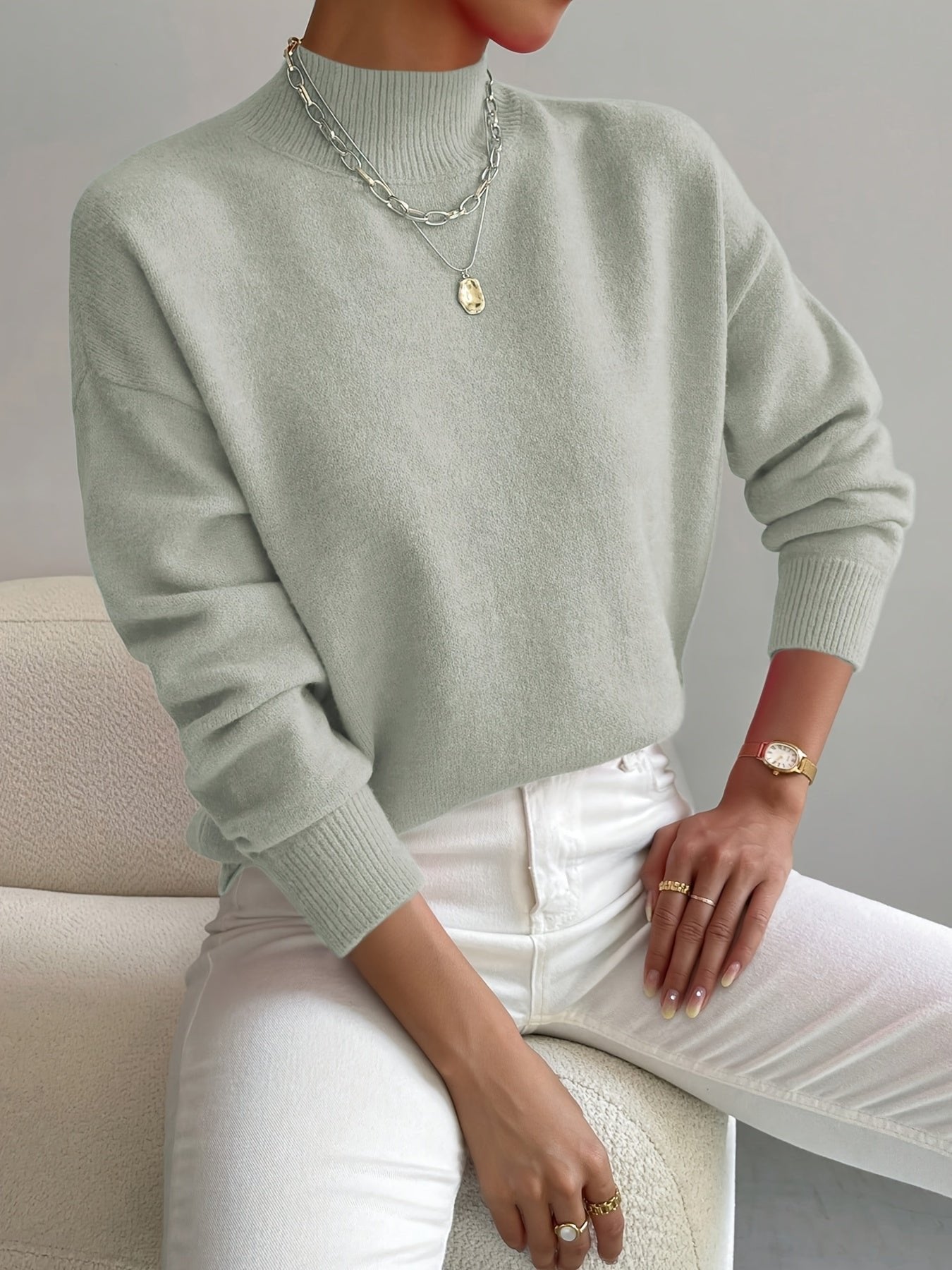 Maeryn Relaxed Mock Neck Sweater_1