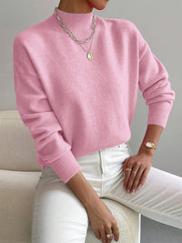 Maeryn Relaxed Mock Neck Sweater