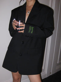 Leni Oversized Notched Lapel Blazer