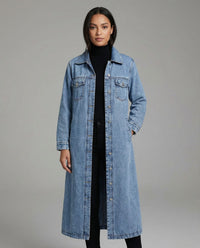 Kiri Longline Denim Coat