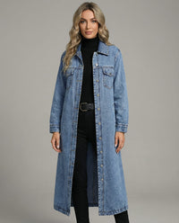 Kiri Longline Denim Coat