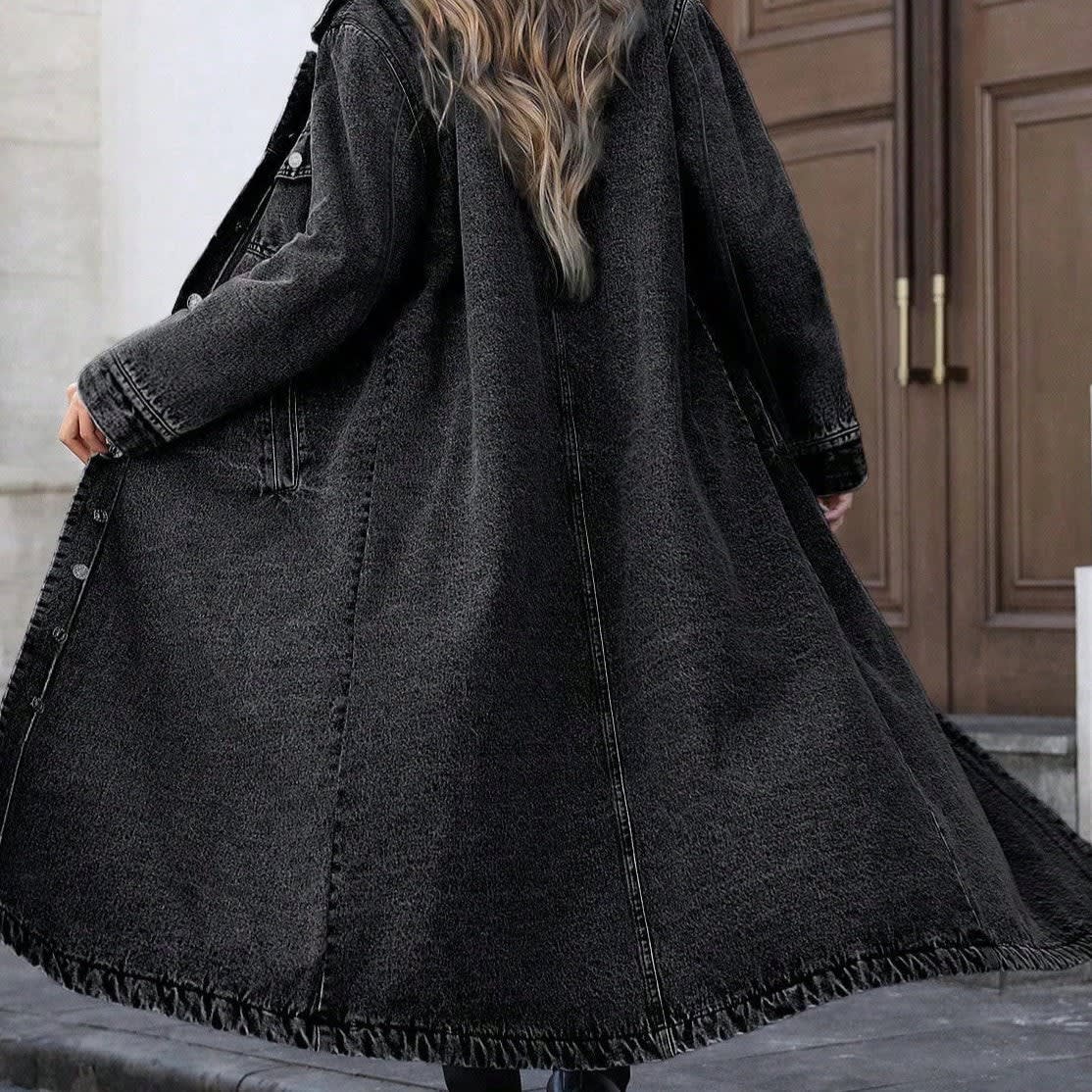 Kiri Longline Denim Coat