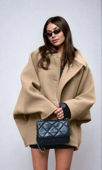 Enid Oversized Wool Blend Coat