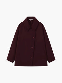 Enid Oversized Wool Blend Coat