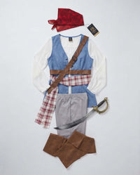 Valeria Layered Pirate Halloween Costume Set