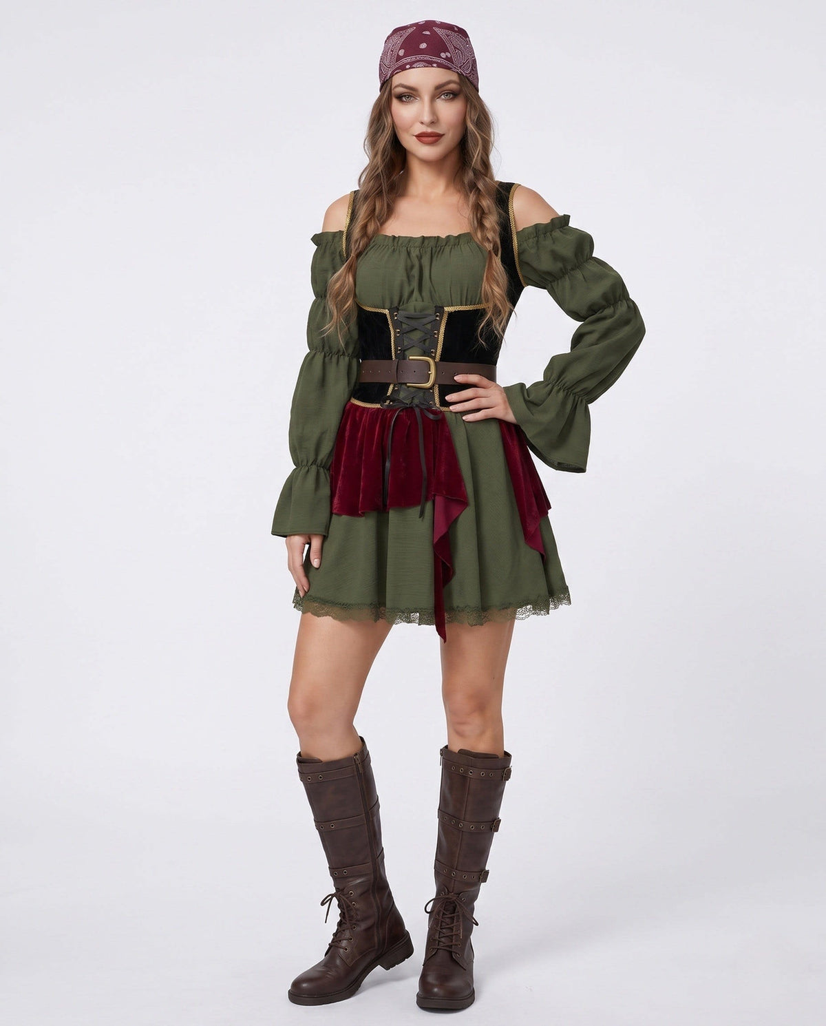 Ursa Corset Pirate Halloween Costume Dress