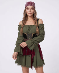 Ursa Corset Pirate Halloween Costume Dress