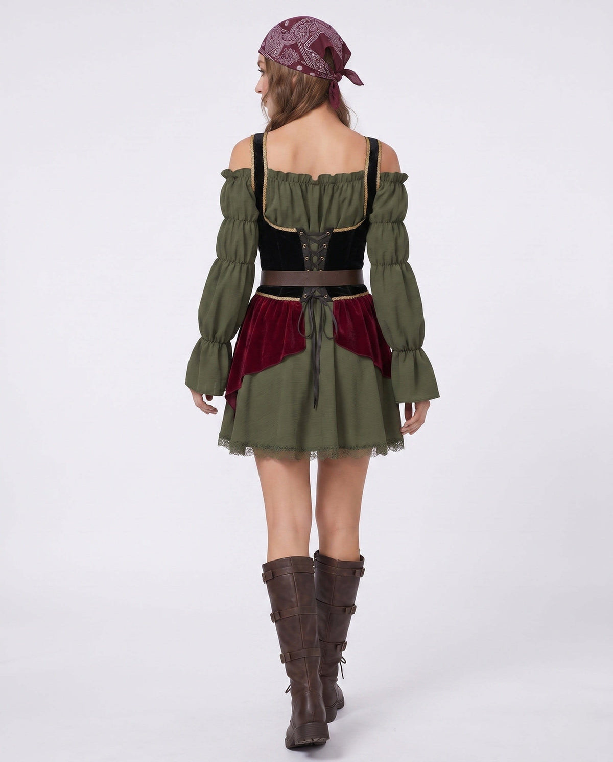 Ursa Corset Pirate Costume Dress_4