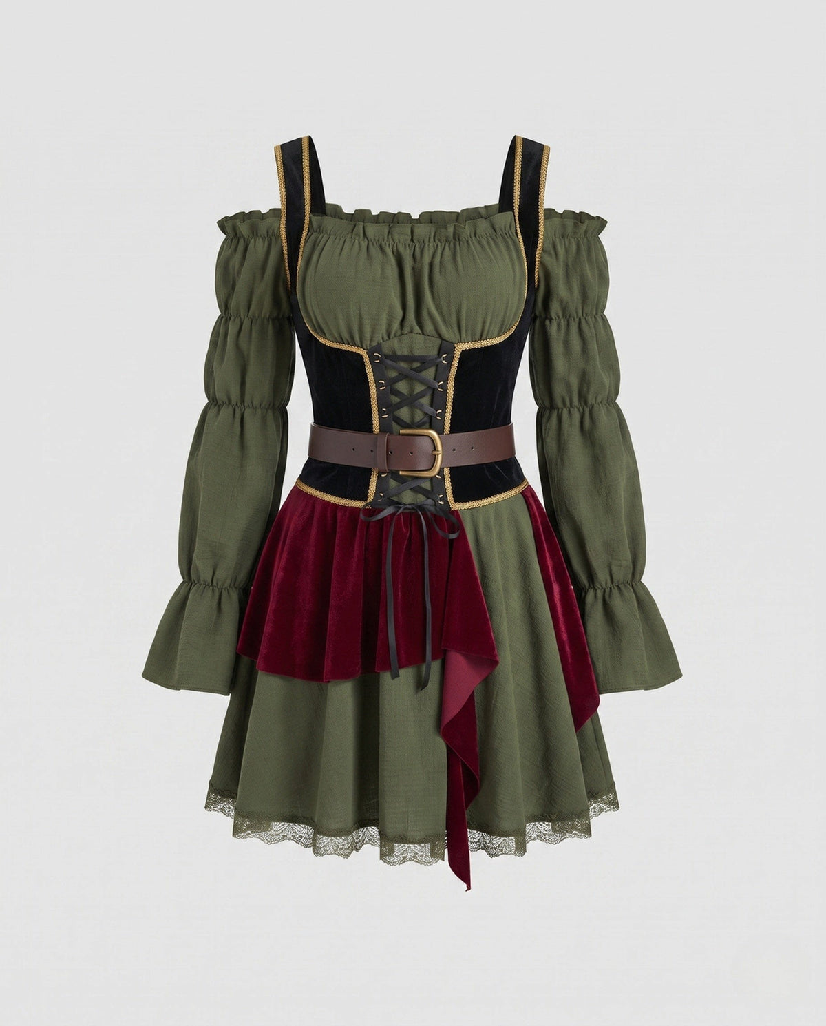 Ursa Corset Pirate Halloween Costume Dress