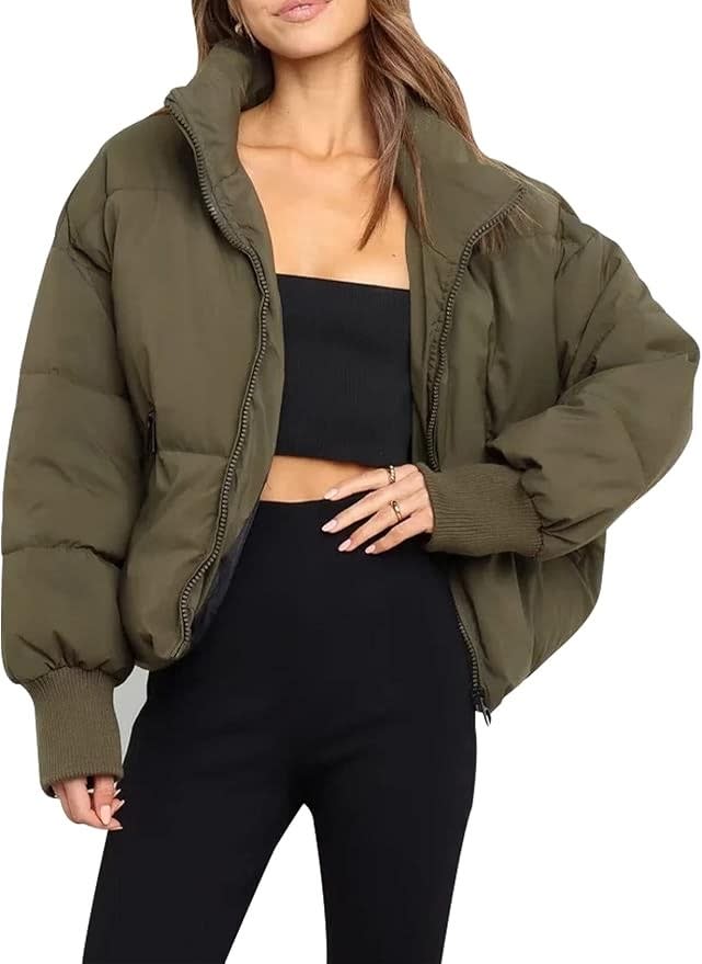 Coretta Oversized Funnel Neck Puffer Jacket