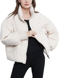 Coretta Oversized Funnel Neck Puffer Jacket