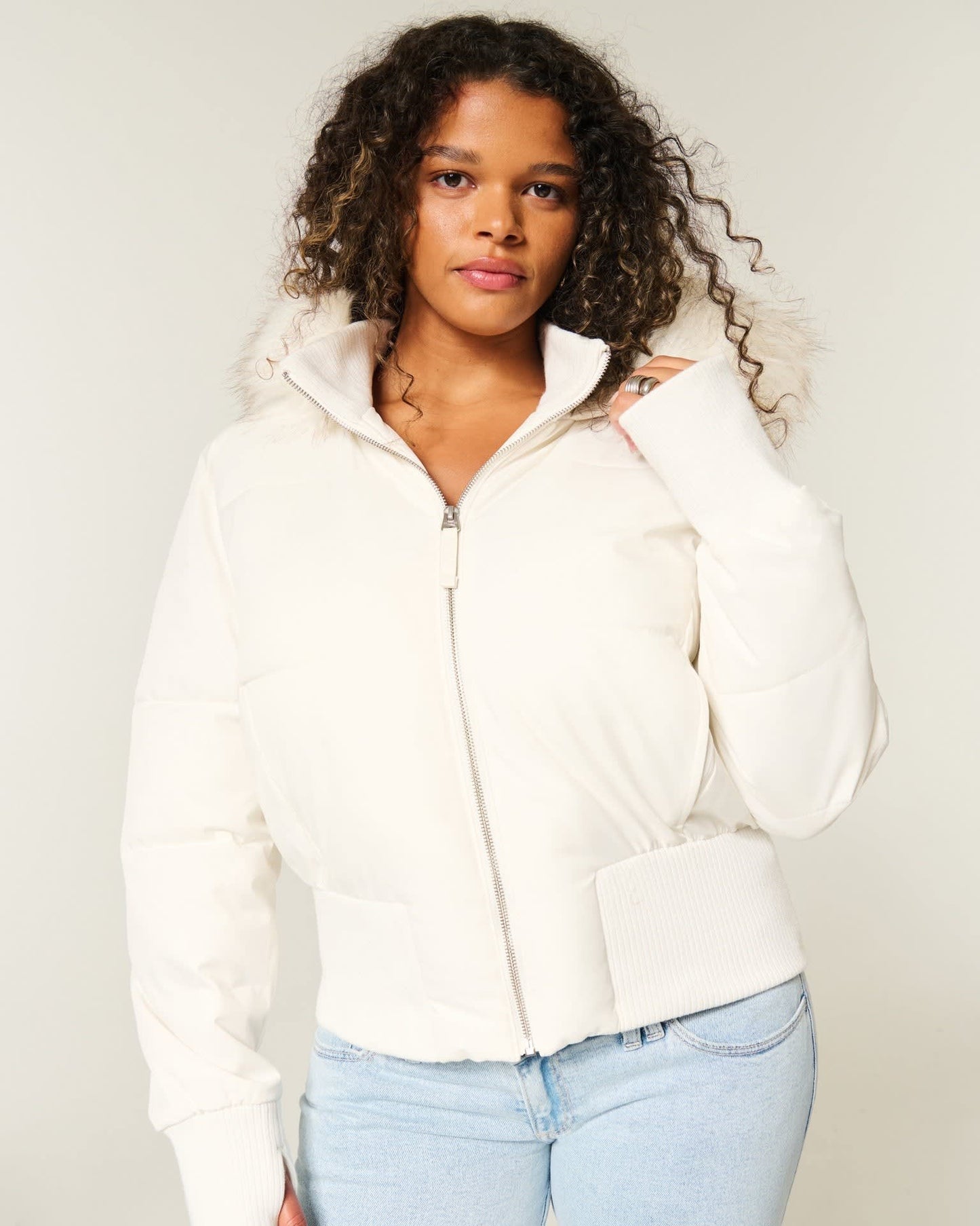 Azalea Cropped Quilted Puffer Jacket_1