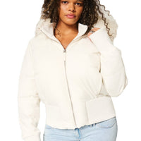 Azalea Cropped Quilted Puffer Jacket