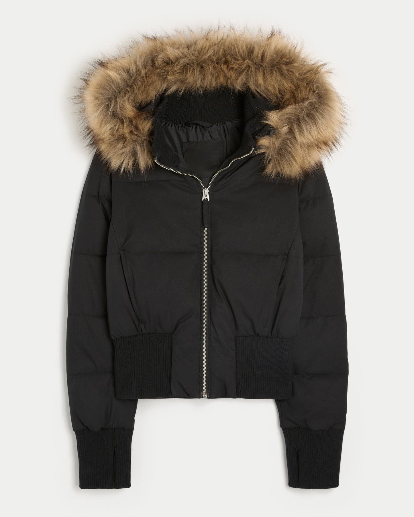 Azalea Cropped Quilted Puffer Jacket_5