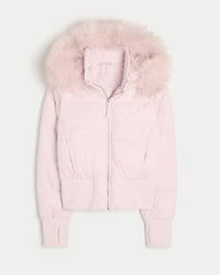 Azalea Cropped Quilted Puffer Jacket