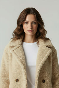 Goldie Oversized Sherpa Teddy Coat