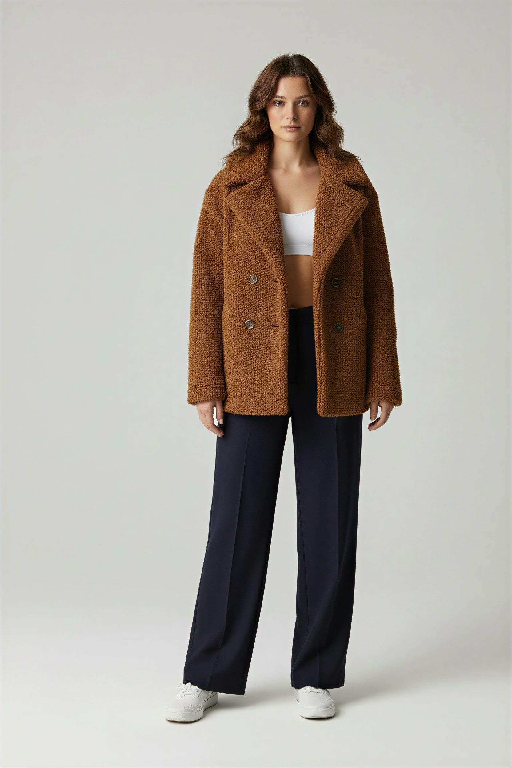 Goldie Oversized Sherpa Teddy Coat