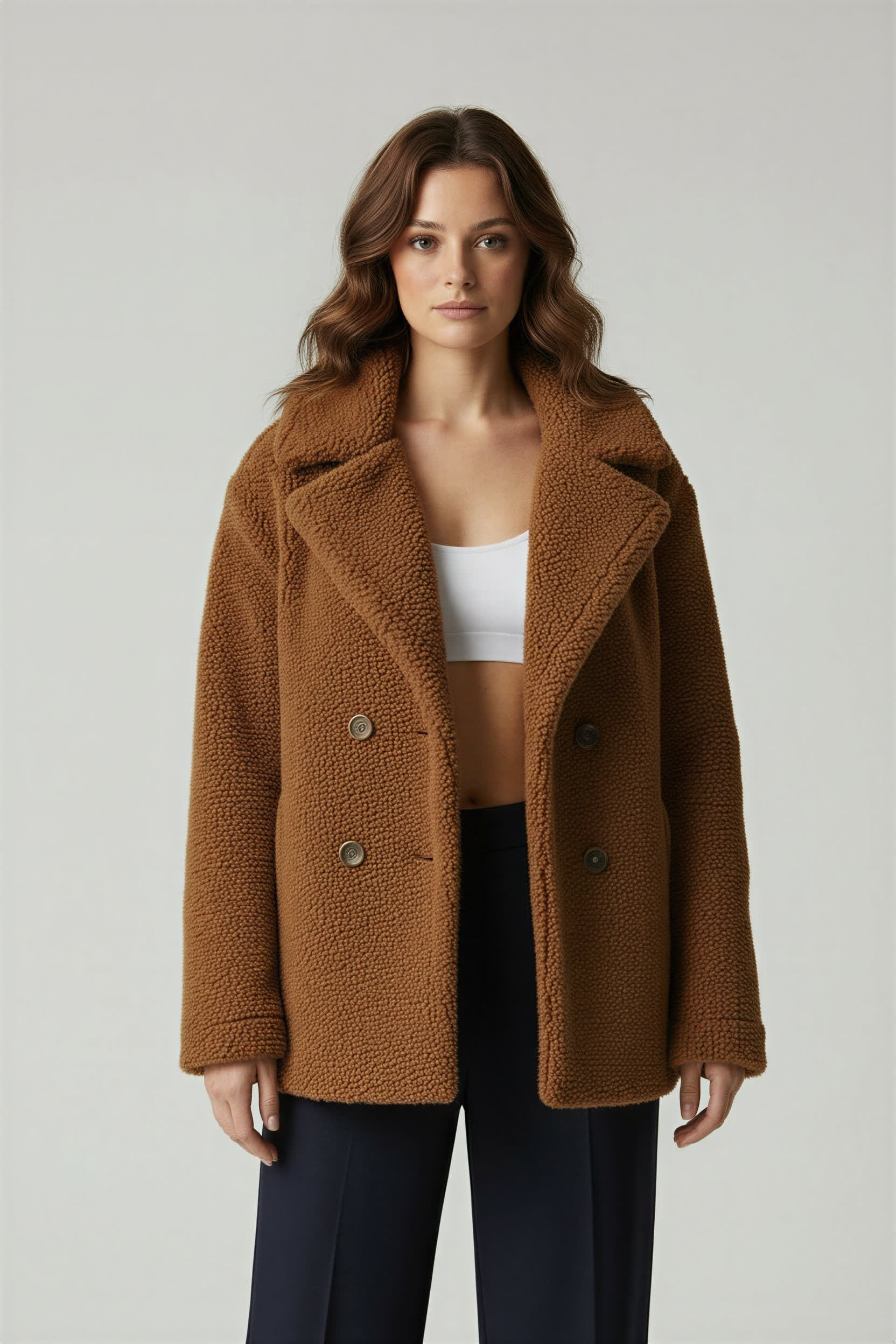 Goldie Oversized Sherpa Teddy Coat