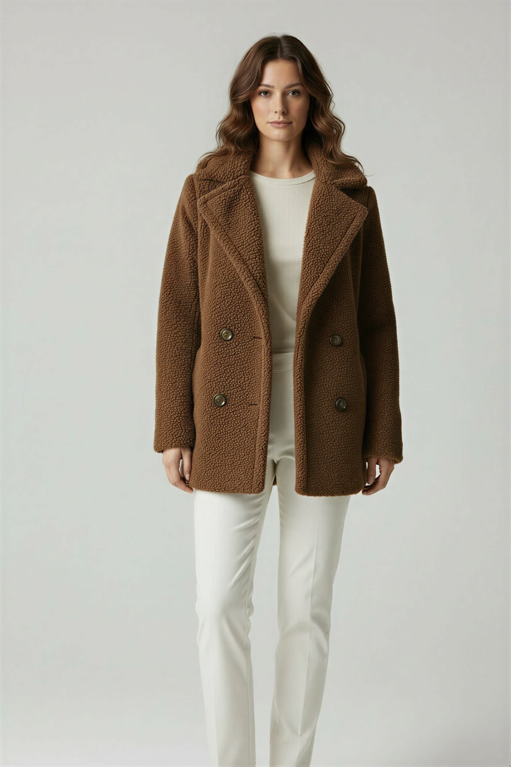 Goldie Oversized Sherpa Teddy Coat