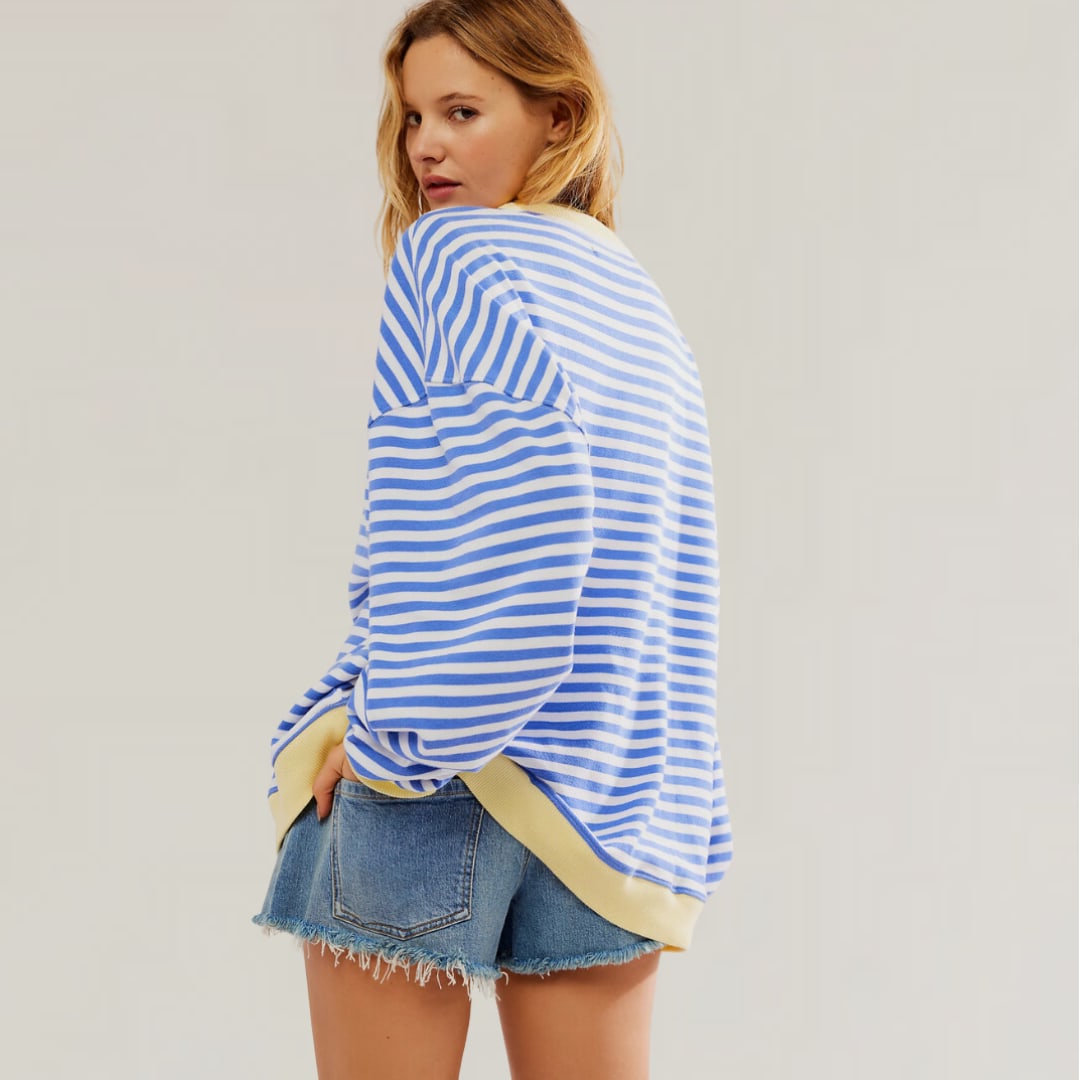 Nara Oversized Striped Sweater_2
