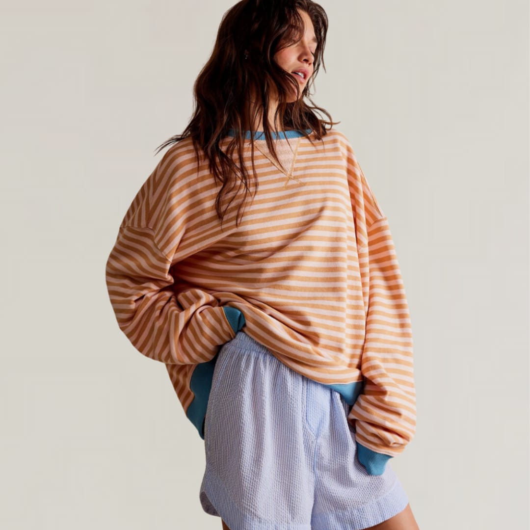 Nara Oversized Striped Sweater_3