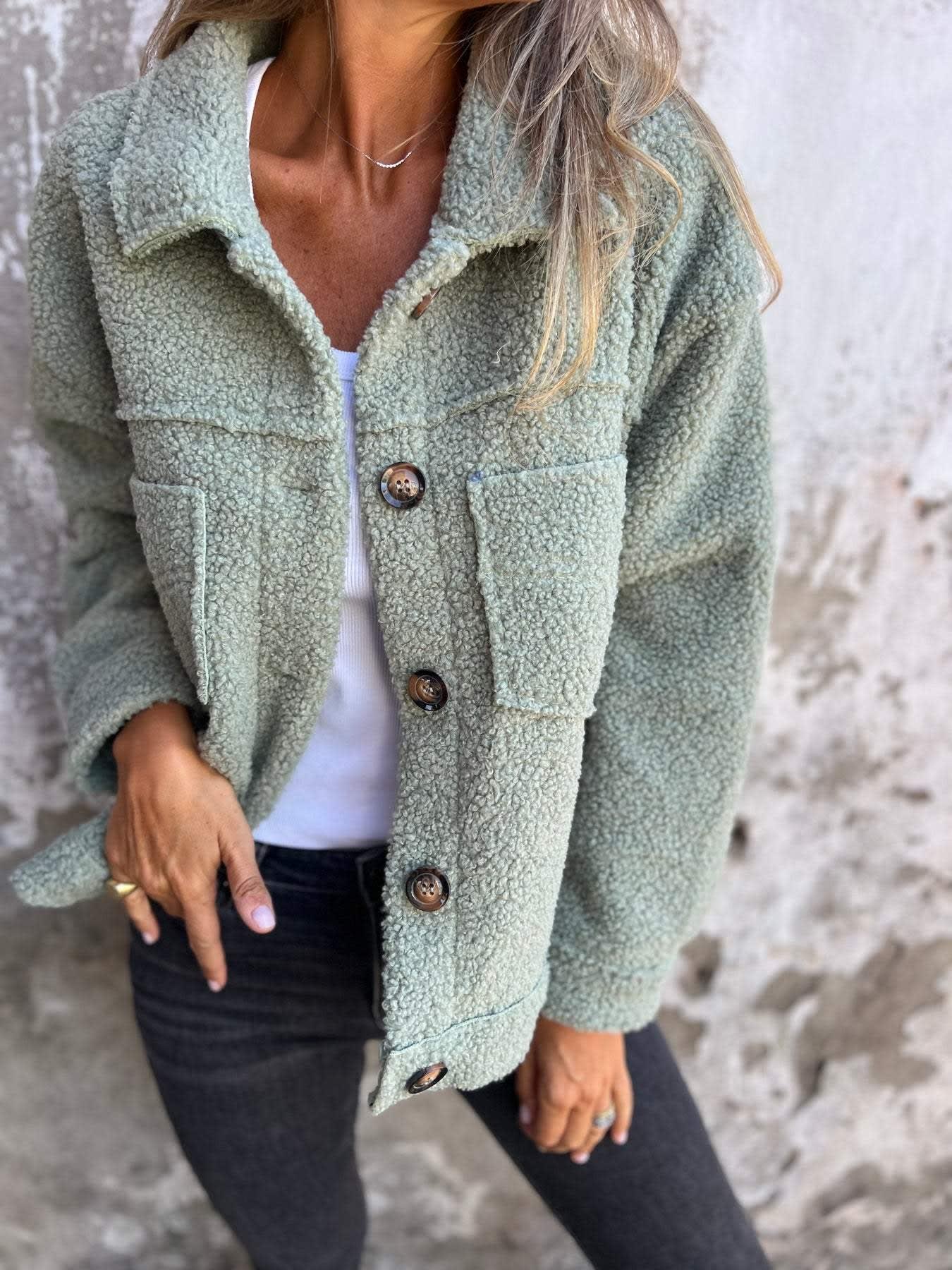 Tahlia Oversized Sherpa Shacket