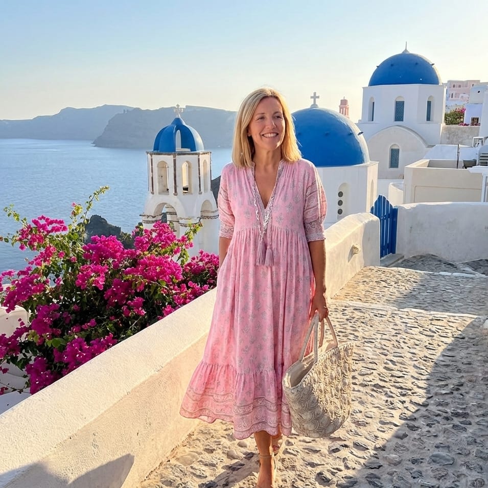 Moira Boho Printed Midi Dress with Pockets_2