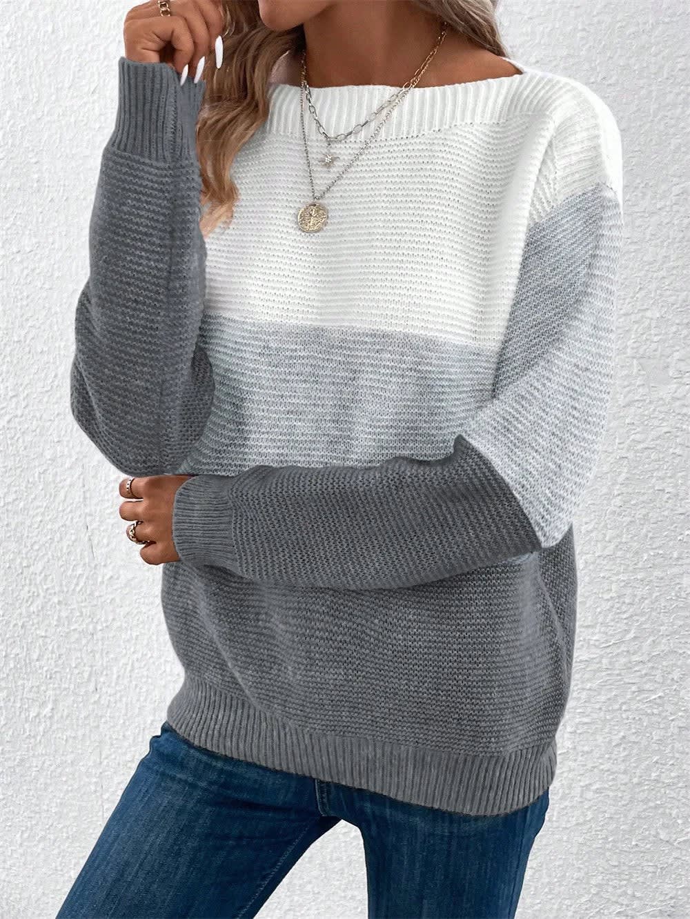 Narelle Color Block Knit Sweater