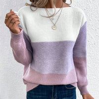 Narelle Color Block Knit Sweater