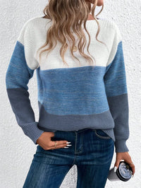 Narelle Color Block Knit Sweater