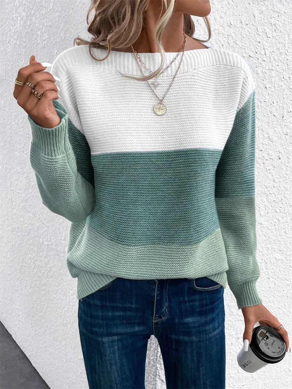 Narelle Color Block Knit Sweater_9