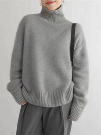 Devi Soft Knit Turtleneck Sweater