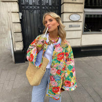 Sunny Floral Quilted Jacket