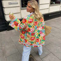 Sunny Floral Quilted Jacket
