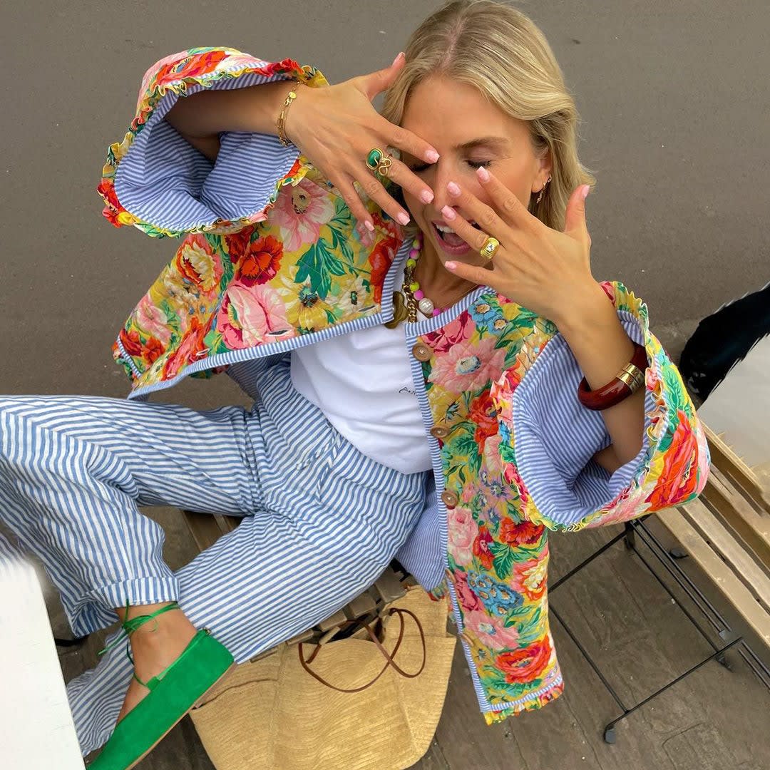 Sunny Floral Quilted Jacket