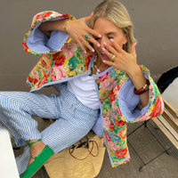 Sunny Floral Quilted Jacket