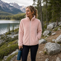 Shelby Teddy Fleece Zip Up Jacket