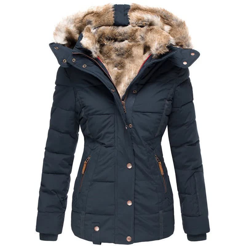 Katriona Faux Fur Hood Puffer Jacket