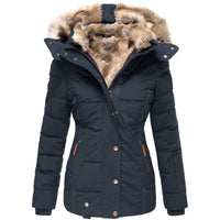Katriona Faux Fur Hood Puffer Jacket