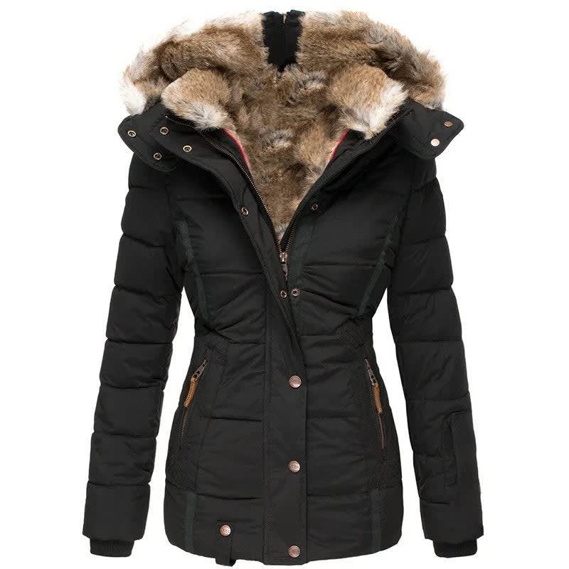 Katriona Faux Fur Hood Puffer Jacket