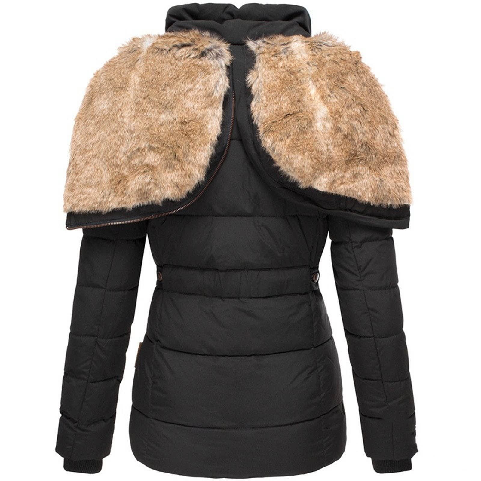 Katriona Faux Fur Hood Puffer Jacket