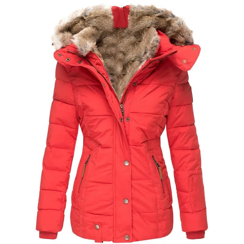 Katriona Faux Fur Hood Puffer Jacket_5