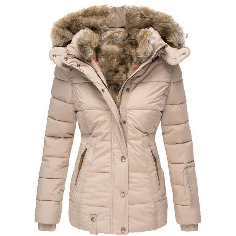 Katriona Faux Fur Hood Puffer Jacket
