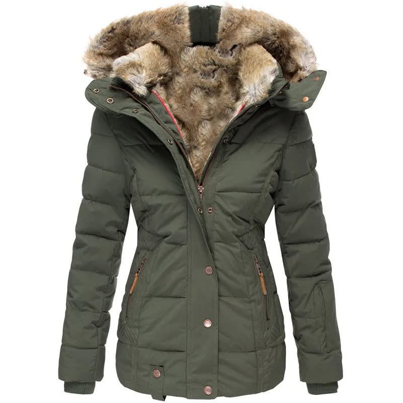 Katriona Faux Fur Hood Puffer Jacket