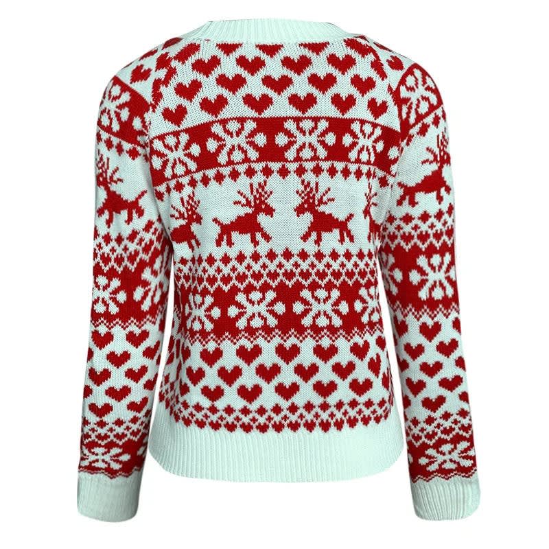 Allira Fair Isle Christmas Knit Sweater_6