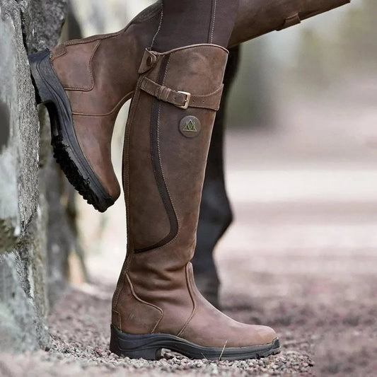 Darcy Waterproof Leather Riding Boots_1