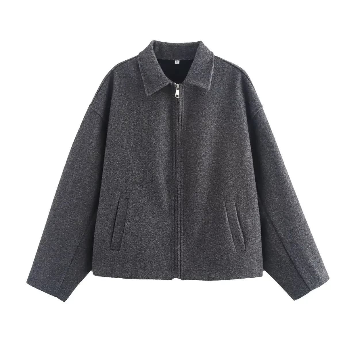 Indira Wool Blend Cropped Jacket_6